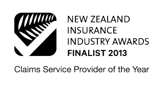 NZ Insurance Industry Awards - Finalist, 2013 - Claims Service Provider of the Year 